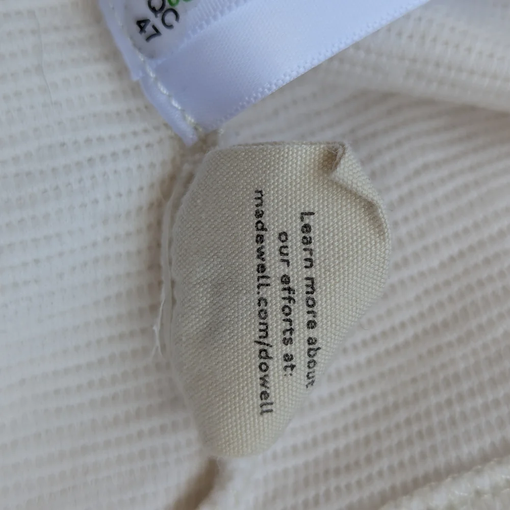 Madewell Cream Tie-Strap Tank Top